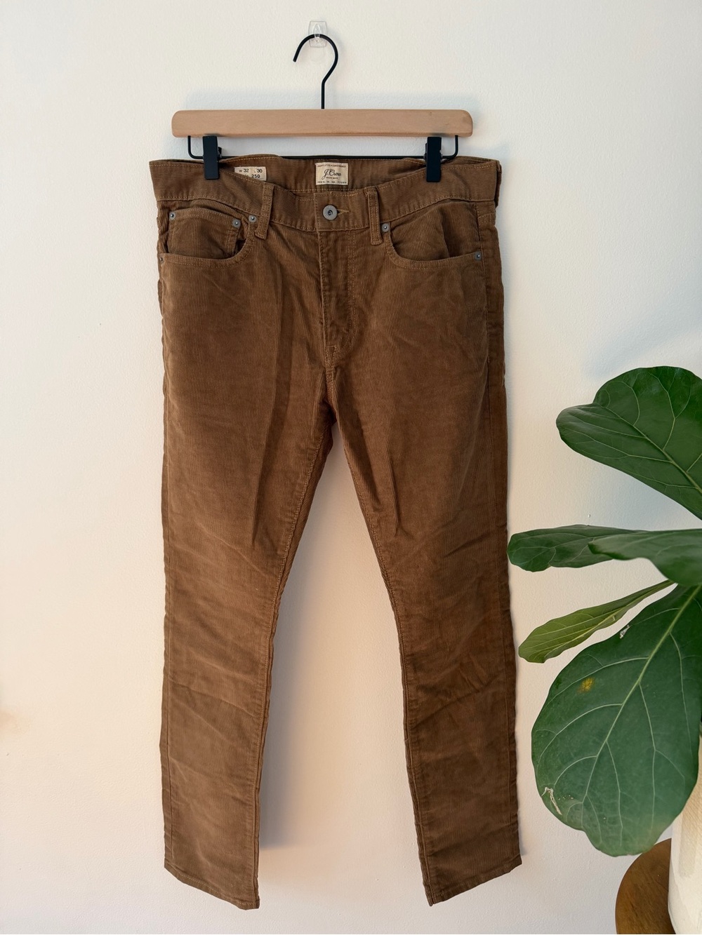 J. Crew Men's Corduroy Pants in Brown